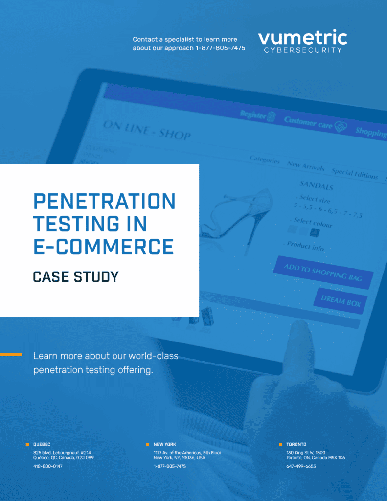 Penetration Testing Case Study in E-Commerce