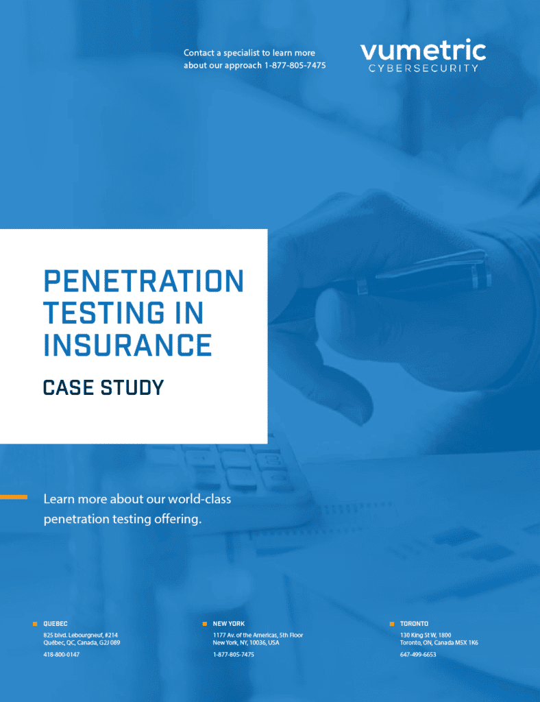 Penetration Testing Case Study in Insurance