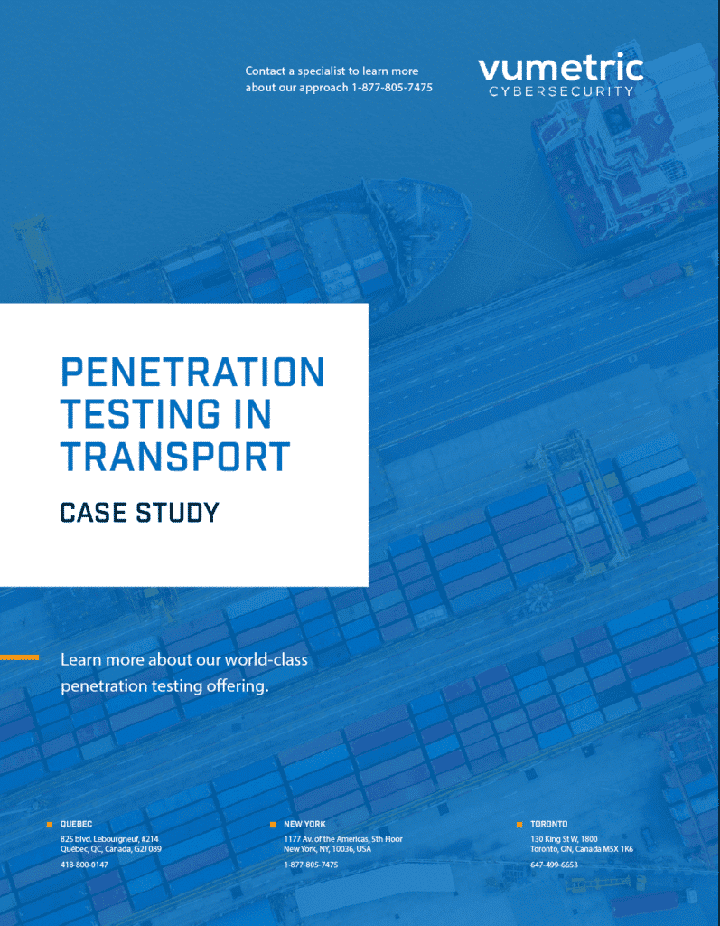 Penetration Testing Case Study in Transport